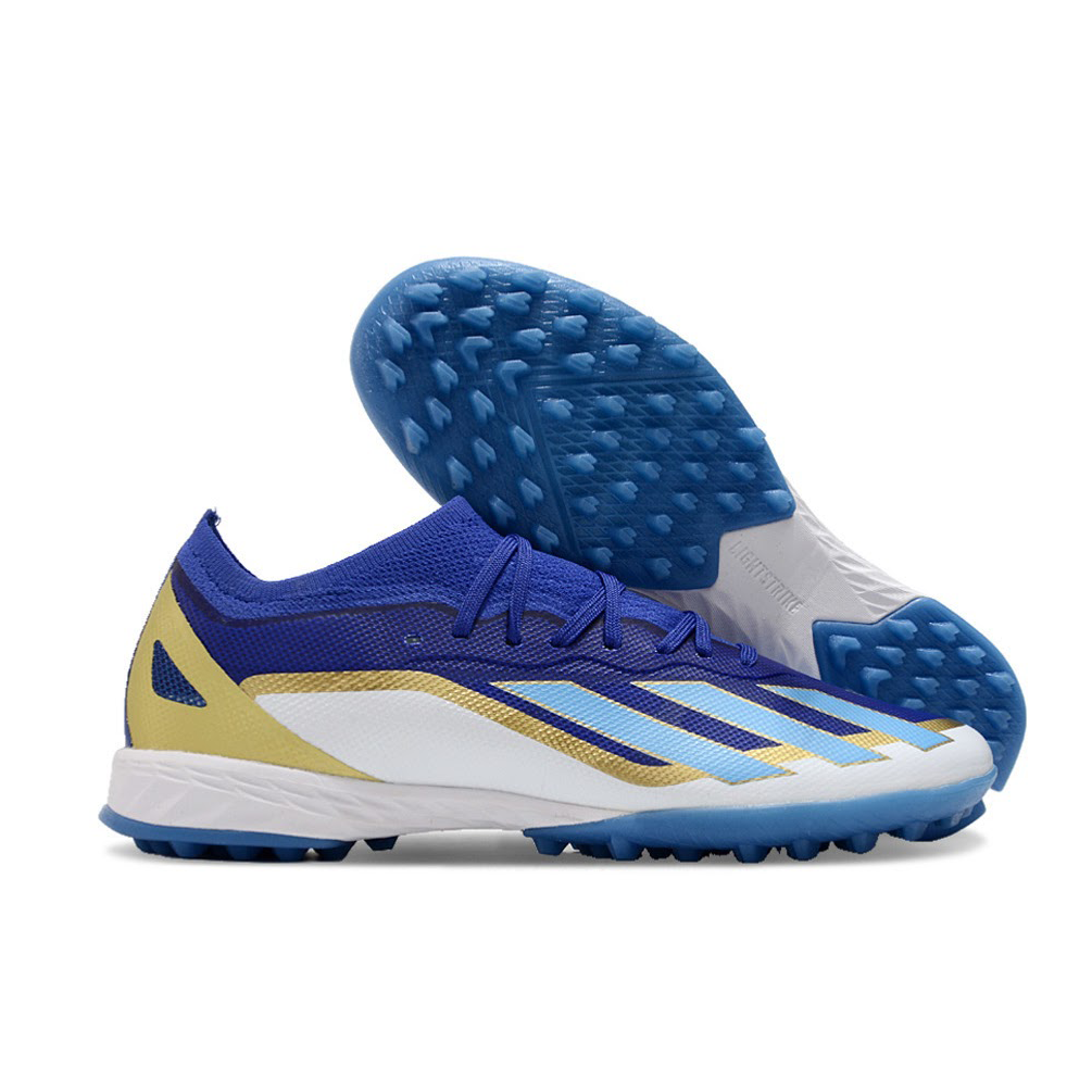 Adidas Crazyfast TF Blue White Gold TFAC0017