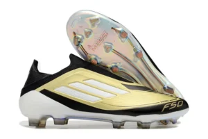 F50 FG Laceless Dark Spark Core Black Iron Metallic Gold Metallic FGAF1567