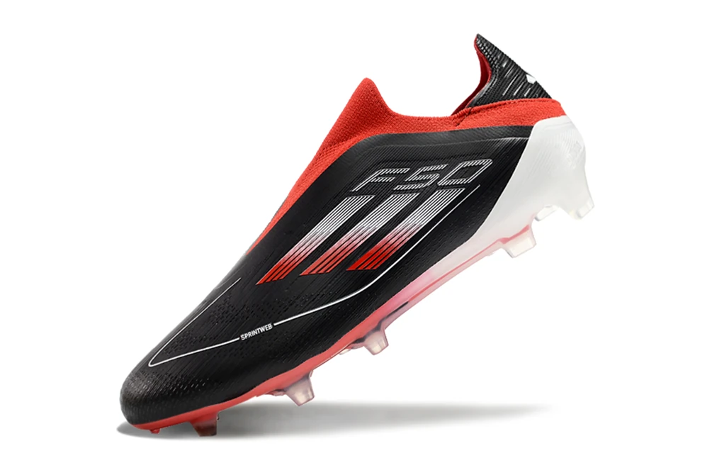 F50 FG Laceless Core Black Lucid Red Silver Metallic #26.5mx STAF0028 - Imagen 3
