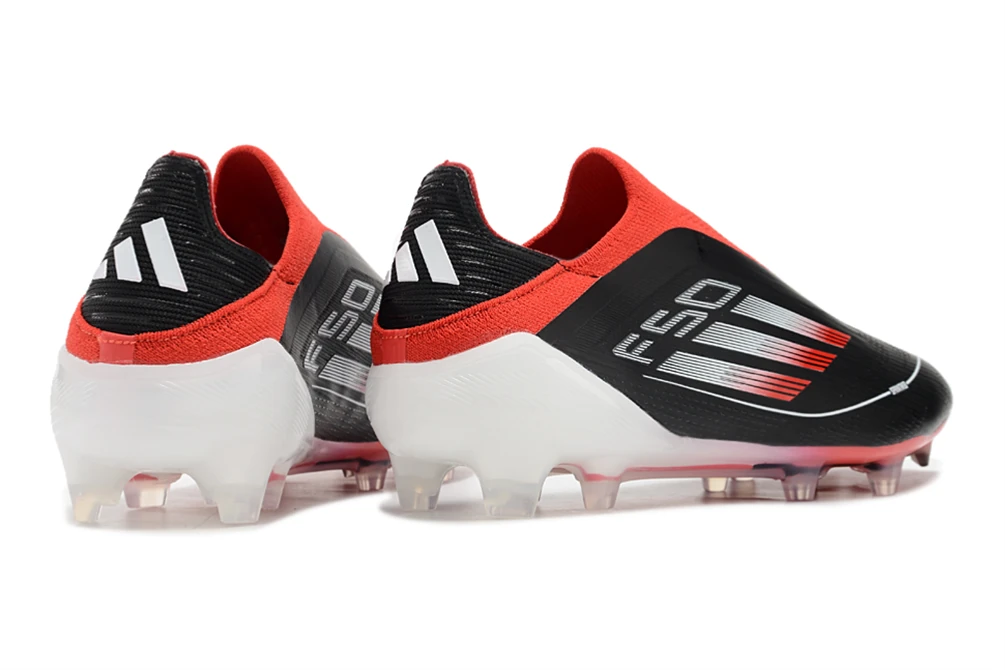F50 FG Laceless Core Black Lucid Red Silver Metallic #26.5mx STAF0028 - Imagen 5
