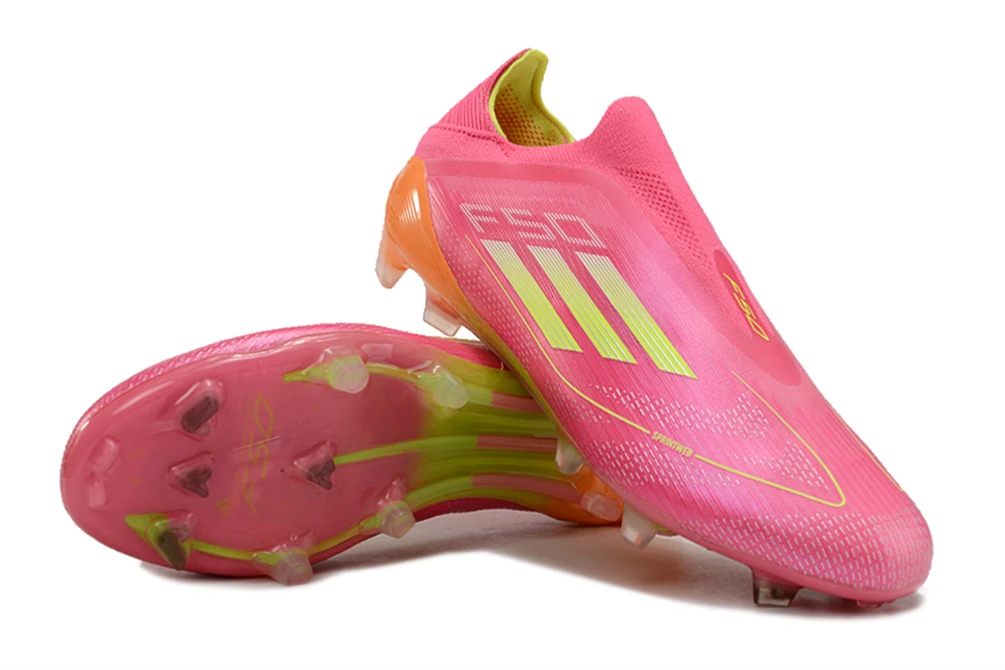 F50 FG Laceless Lucid Pink Solar Orange Lucid Lemon FGAF1575 - Imagen 4