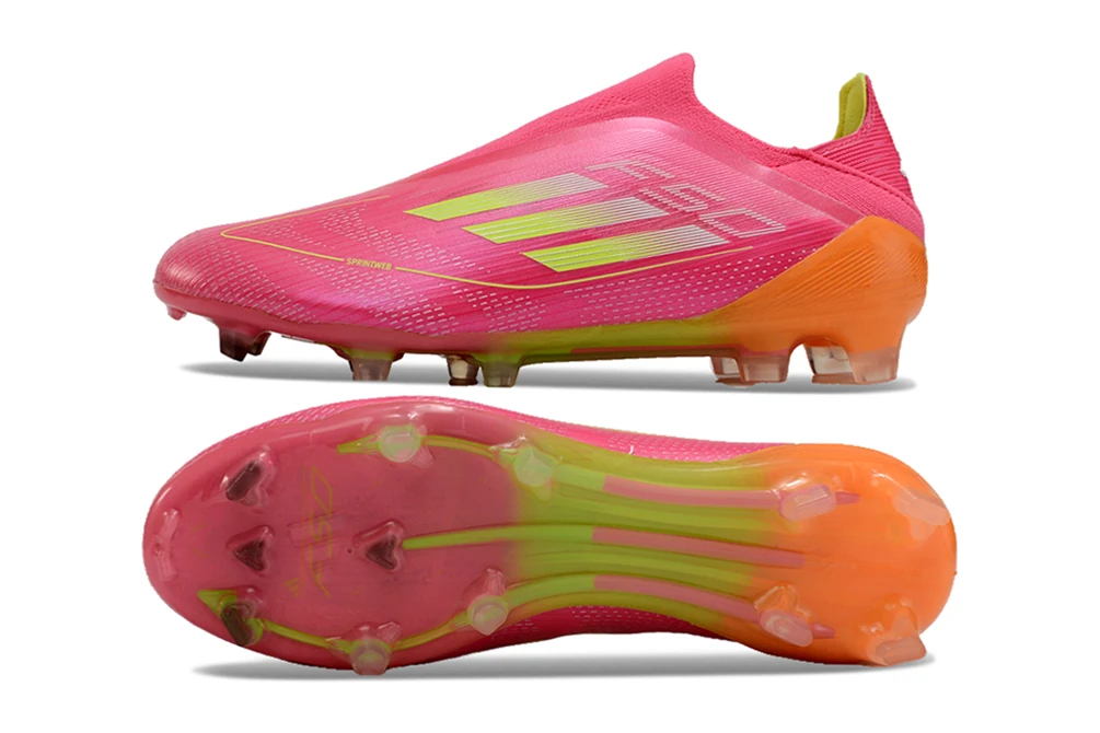 F50 FG Laceless Lucid Pink Solar Orange Lucid Lemon FGAF1575 - Imagen 6
