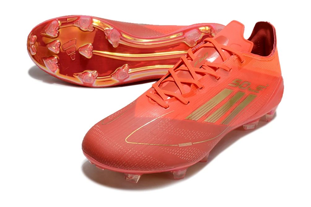 F50 FG Laceless Two Horizons Bright Red Solar Red Gold Metallic FGAF1578 - Imagen 2