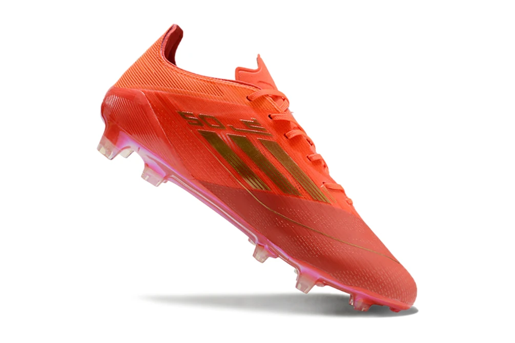 F50 FG Laceless Two Horizons Bright Red Solar Red Gold Metallic FGAF1578 - Imagen 3
