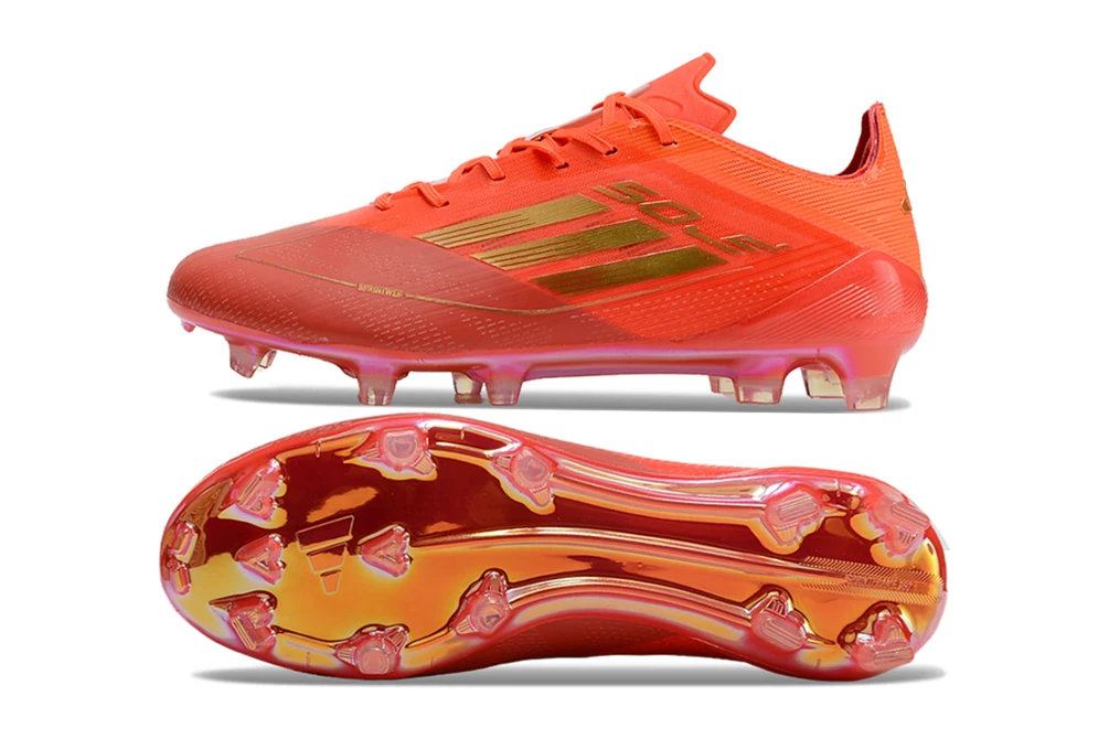 F50 FG Laceless Two Horizons Bright Red Solar Red Gold Metallic FGAF1578 - Imagen 6