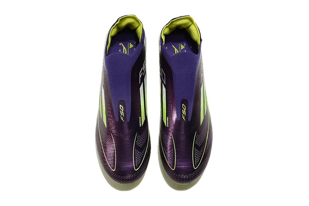 F50 FG Laceless Fast Reborn Messi 2010 Purple Cloud White Lucid Lemon FGAF1593 - Imagen 2