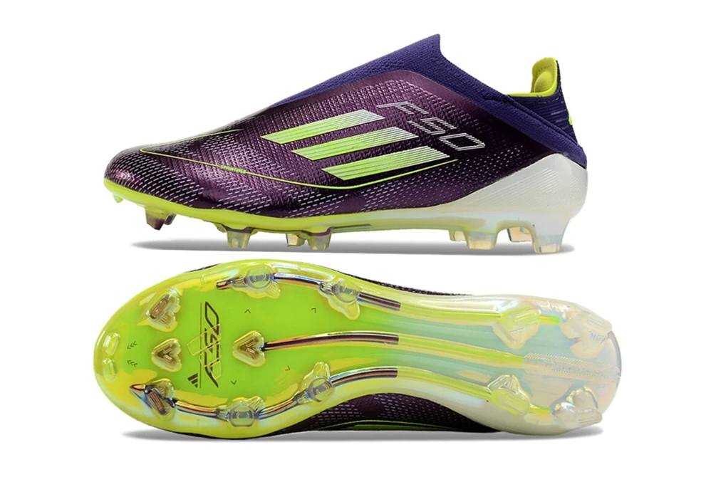 F50 FG Laceless Fast Reborn Messi 2010 Purple Cloud White Lucid Lemon FGAF1593 - Imagen 5