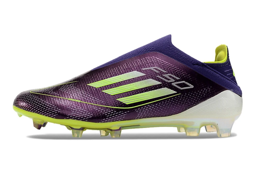 F50 FG Laceless Fast Reborn Messi 2010 Purple Cloud White Lucid Lemon FGAF1593 - Imagen 8