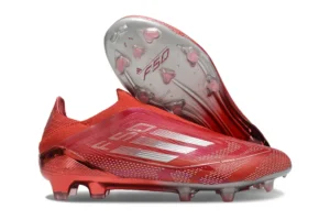 F50 FG Laceless SOCCER.COM 40th Anniversary Vivid Red Metallic Silver Cloud White FGAF1597