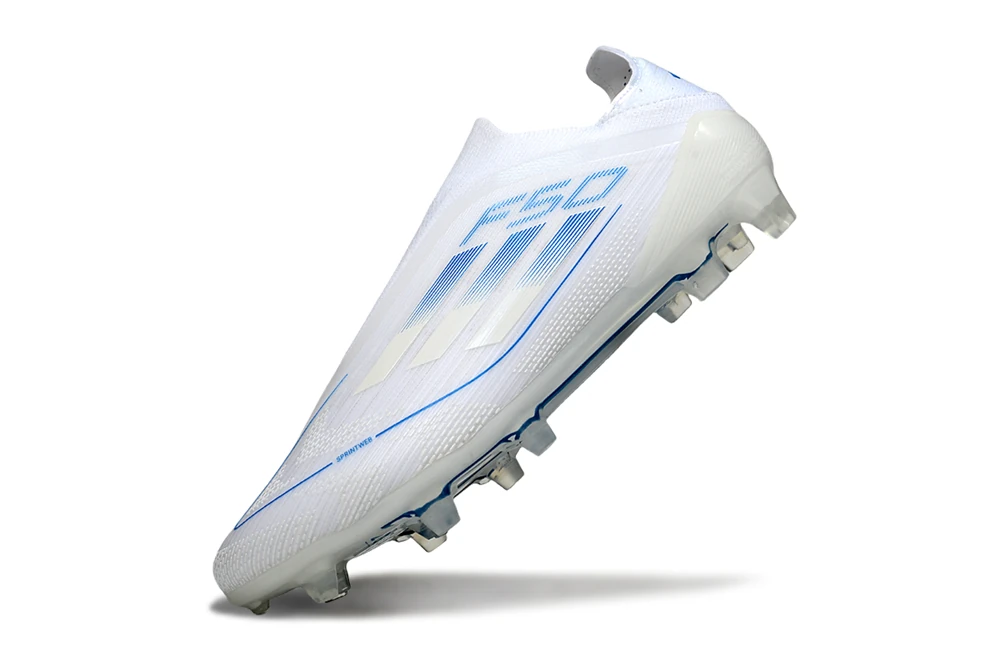 F50 FG Laceless Polar Victory Cloud White Silver Metallic Bright Royal FGAF1633 - Imagen 4