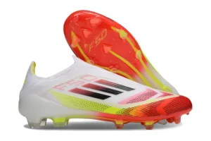 F50 FG Laceless Pure Victory Cloud White Core Black Solar Yellow Solar Red FGAF1646