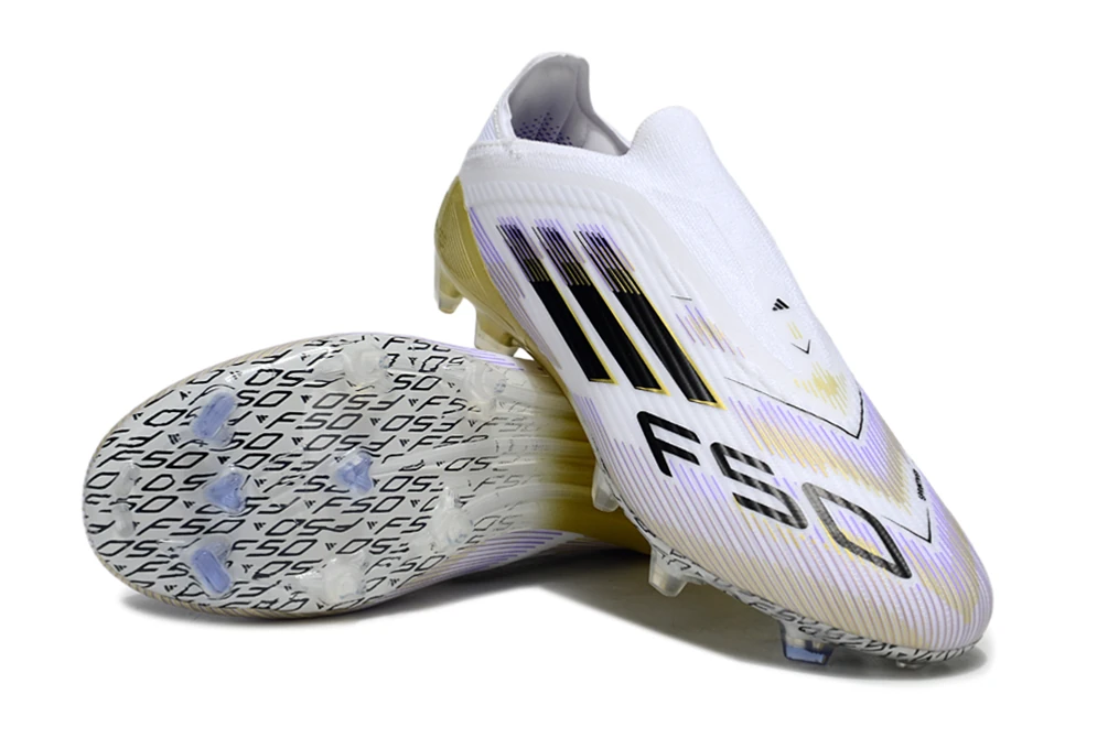 F50 FG Laceless Road to Glory Cloud White Core Black Gold Metallic FGAF1661 - Imagen 5