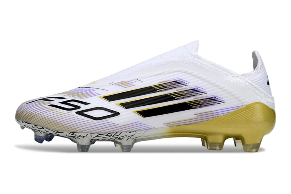 F50 FG Laceless Road to Glory Cloud White Core Black Gold Metallic FGAF1661 - Imagen 8