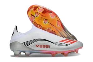F50 FG Laceless Lionel Messi Prestig10 Cloud White Lucid Red Silver Metallic FGAF1667