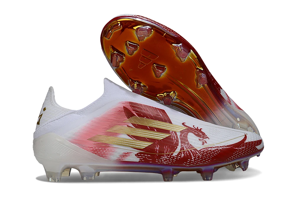 F50 FG Laceless Cloud White Lucid Red Core Black FGAF1669