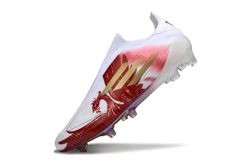 F50 FG Laceless Cloud White Lucid Red Core Black FGAF1669 - Imagen 2