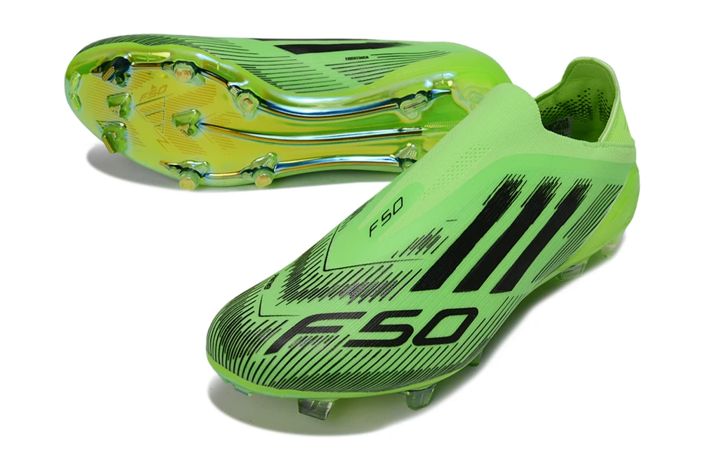 F50 FG Laceless R-GOL Anniversary Green Carbon Core Black FGAF1686 - Imagen 2