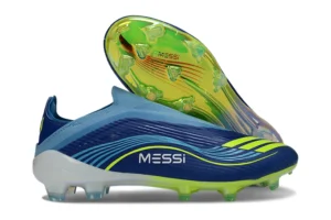 F50 FG Laceless Lionel Messi Vis10n Royal Blue Solar Yellow Semi Blue Burst FGAF1713