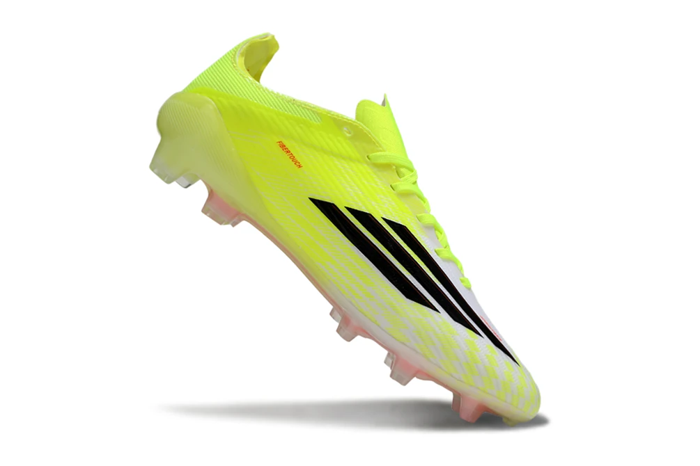 F50 FG Laceless Born For Goals Team Solar Yellow Core Black Lucid Red FGAF1725 - Imagen 3