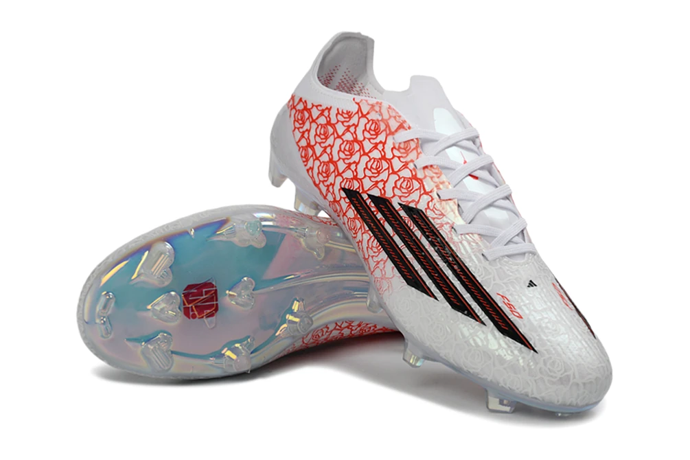 F50 FG Laceless Lamine Yamal Heartbreaker Cloud White Lucid Red Gold Multicolor FGAF1745 - Imagen 5
