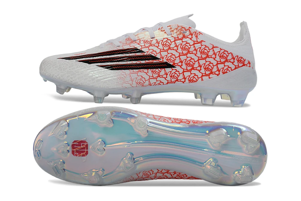F50 FG Laceless Lamine Yamal Heartbreaker Cloud White Lucid Red Gold Multicolor FGAF1745 - Imagen 7
