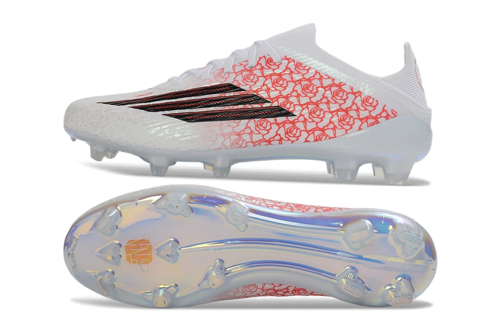 F50 FG Laceless Lamine Yamal Heartbreaker Cloud White Lucid Red Gold Multicolor FGAF1746 - Imagen 7