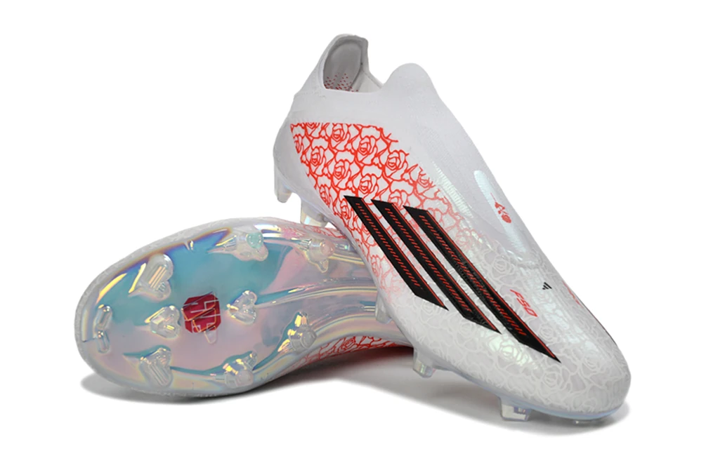 F50 FG Laceless Lamine Yamal Heartbreaker Cloud White Lucid Red Gold Multicolor FGAF1747 - Imagen 5