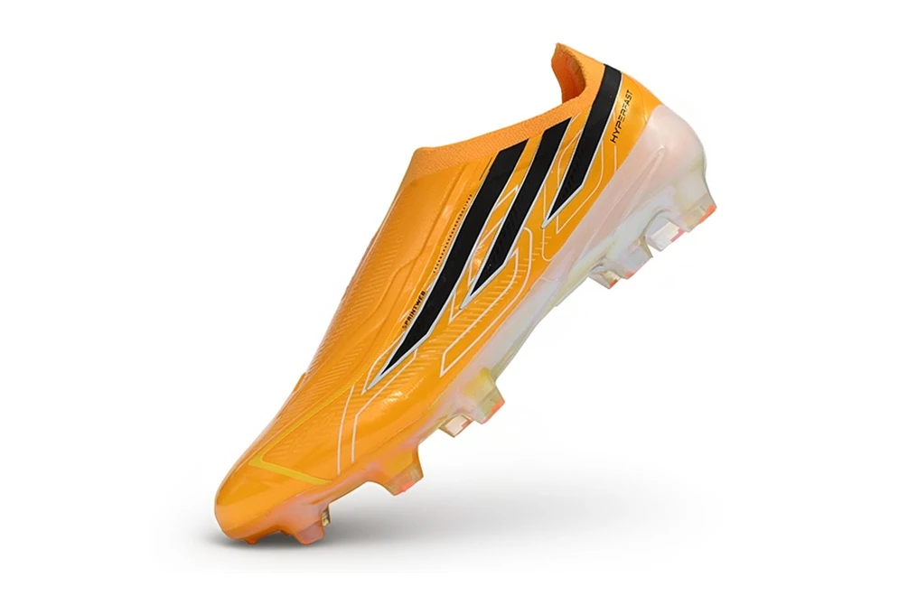 F50 Hyperfast FG Laceless Team Solar Yellow Core Black Gold Metallic FGAF1759 - Imagen 4