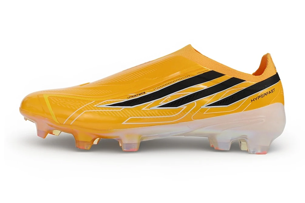 F50 Hyperfast FG Laceless Team Solar Yellow Core Black Gold Metallic FGAF1759 - Imagen 8