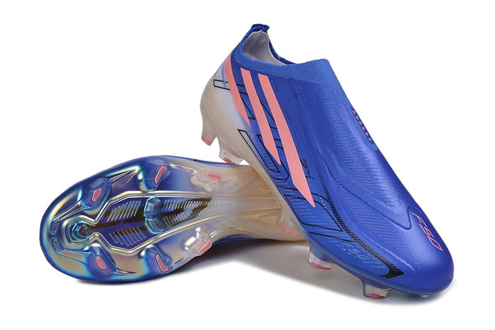 F50 Hyperfast FG Laceless Royal Blue Solar Orange Cloud White FGAF1774 - Imagen 4