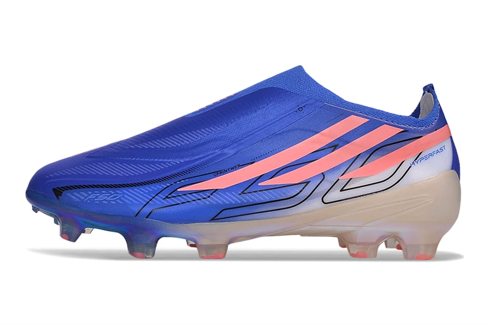 F50 Hyperfast FG Laceless Royal Blue Solar Orange Cloud White FGAF1774 - Imagen 7