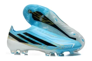 F50 Hyperfast FG Laceless Light Blue Core Black Gold Metallic FGAF1778