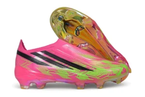F50 Hyperfast FG Laceless Lucid Pink Core Black Solar Green FGAF1783