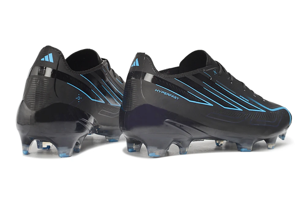 F50 Hyperfast FG Laceless Black Pack Core Black Core Black Lucid Ray Blue FGAF1793 - Imagen 6
