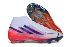 F50 Hyperfast FG Laceless Chaos vs Control Footwear White Solar Purple Solar Turbo FGAF1816