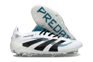 Predator 25 FG Footwear White Core Black Turquoise FGAP1281
