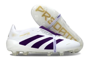 Predator 25 FG Footwear White Purple Gold Metallic FGAP1284