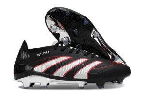 Predator 25 FG Obsidian Strike Core Black Silver Metallic Vivid Red FGAP1288