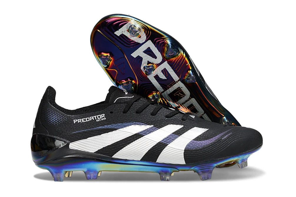 Predator 25 FG Core Black Footwear White Iridescent FGAP1318