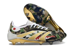 Predator 25 FG BAPE Hemp Gold Metallic Footwear White FGAP1338