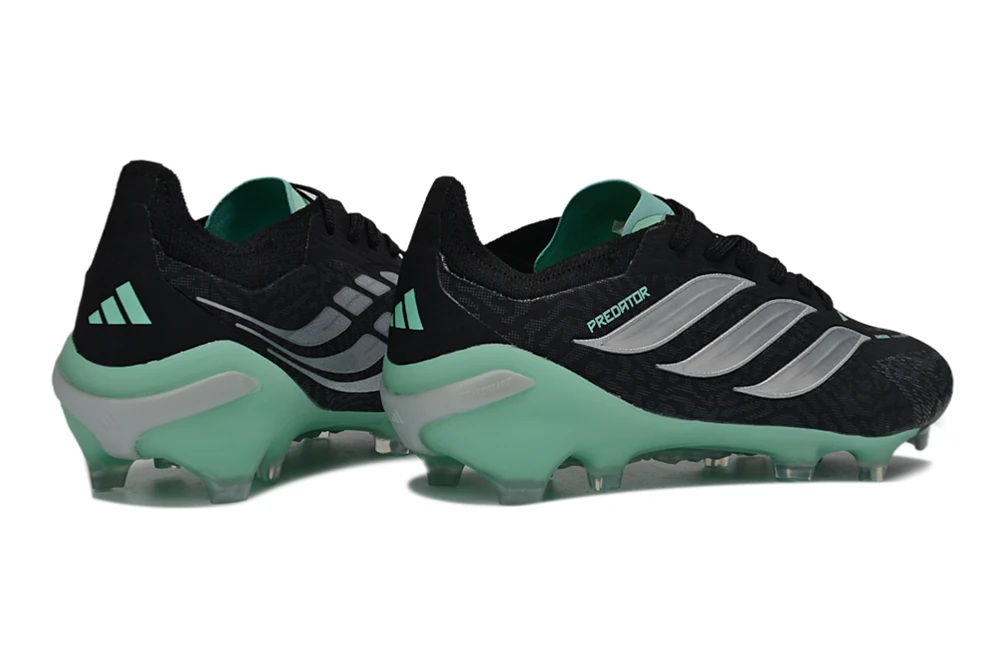 Predator 26 FG EQT Core Black Equipment Green Footwear White FGAP1407 - Imagen 5