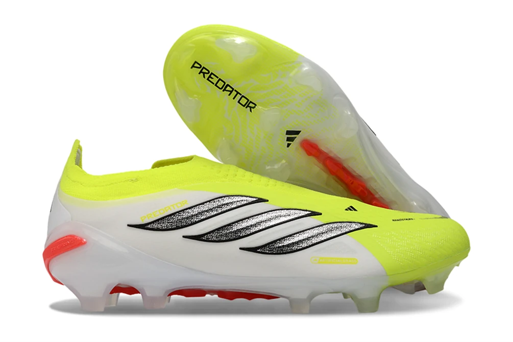 Predator 26 FG Footwear White Solar Yellow Lucid Red FGAP1419