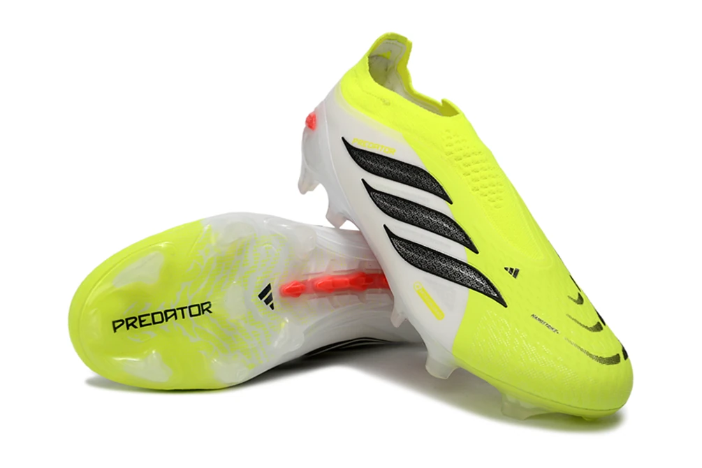 Predator 26 FG Footwear White Solar Yellow Lucid Red FGAP1419 - Imagen 3