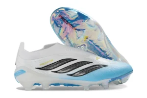 Predator 26 FG Footwear White Core Black Ice Blue FGAP1422