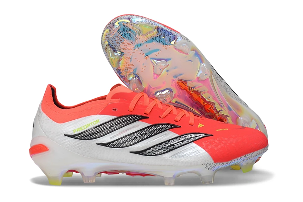 Predator 26 FG Footwear White Lucid Red Core Black FGAP1437