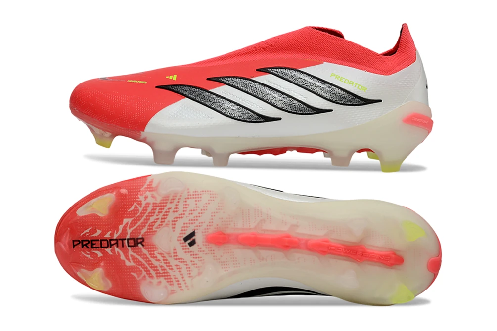 Predator 26 FG Footwear White Lucid Red Core Black FGAP1439 - Imagen 7