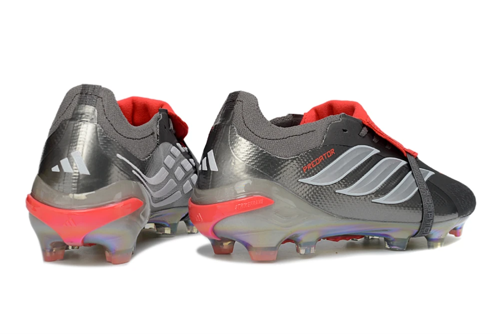 Predator 26 FG Finishers Steel Iron Metallic Footwear White Lucid Red FGAP1449 - Imagen 5