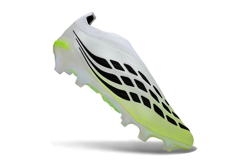 Predator 26 FG Footwear White Solar Yellow Core Black FGAP1486 - Imagen 2