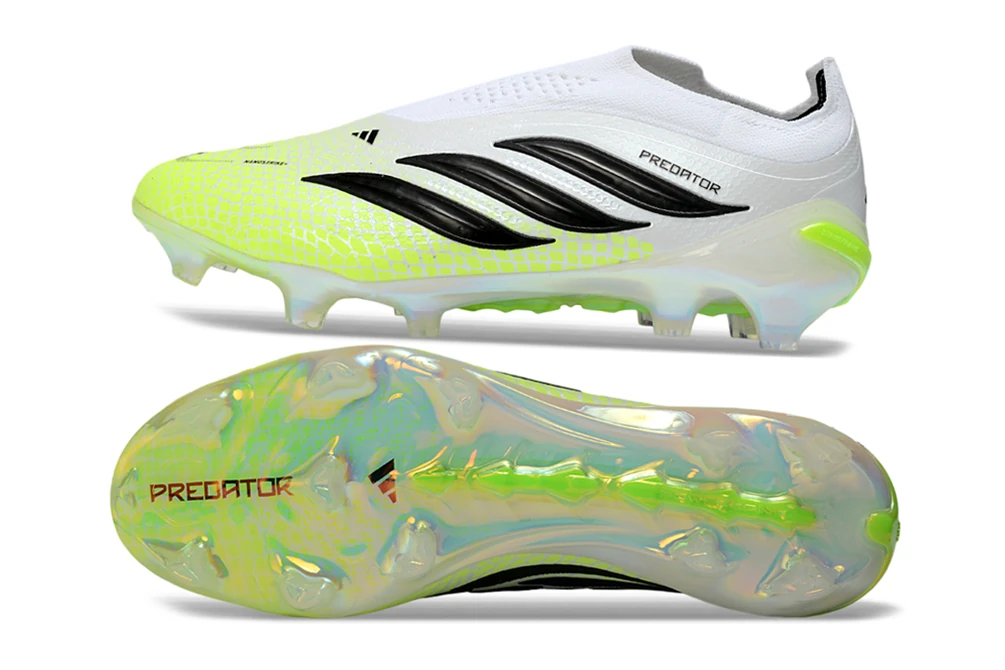 Predator 26 FG Footwear White Solar Yellow Core Black FGAP1486 - Imagen 6