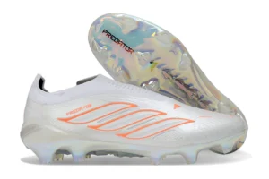 Predator 26 FG Footwear White Solar Orange FGAP1489